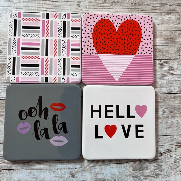 Threshold Other - 💙Threshold ceramic Valentine’s Day coasters